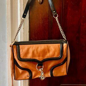 Rebecca Minkoff Leather Fall Shoulder Bag with Chain Strap